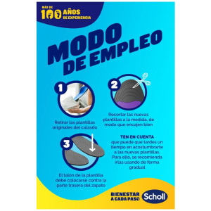 Fascitis Plantar Plantillas Anti-Dolor Con Tecnología In-Balance 3 En 1 Talla S 37-39,5 1 U