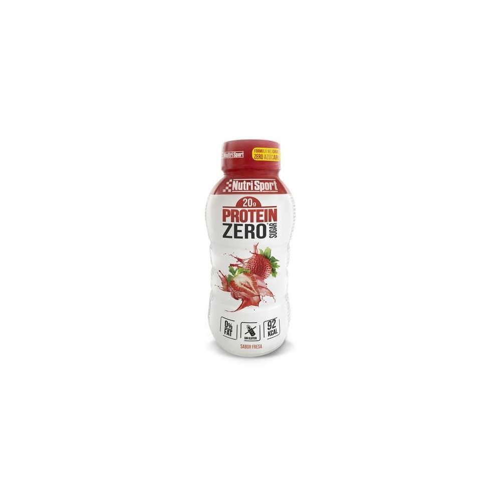 Nutrisport Protein Zero Sugar Batido Fresa 330Ml