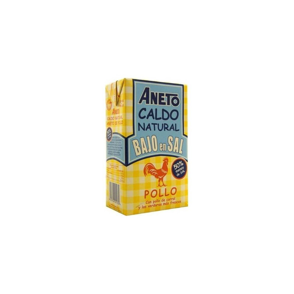 Aneto Caldo Pollo Bajo Sal 1000Ml