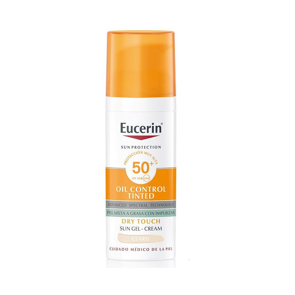 Sun Protection Oil Control Dry Touch Gel-Crema Color Spf50+ Light 50 Ml