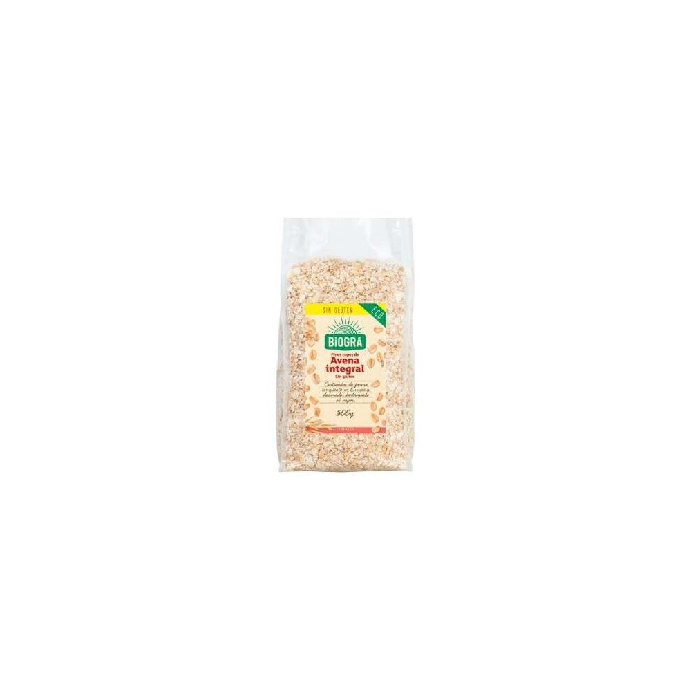 Biogra Copos De Avena Finos Integrales S/Gluten 500G