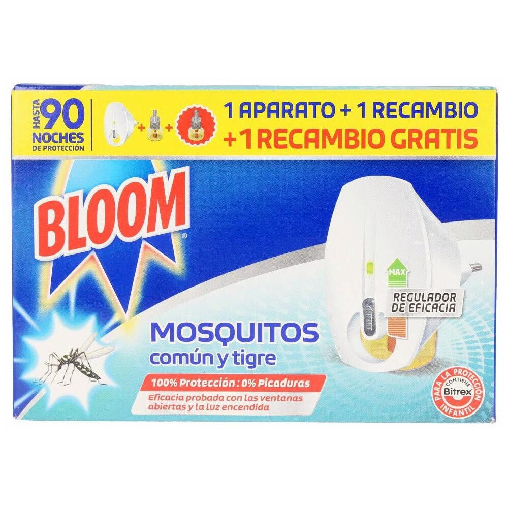 Bloom Insecticida Mosquitos Eléctrico + Recambio 2Uds
