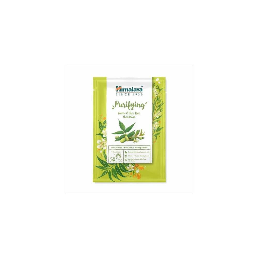 Himalaya Purifying Neem Y Tea Tree Sheet Mask 30Ml