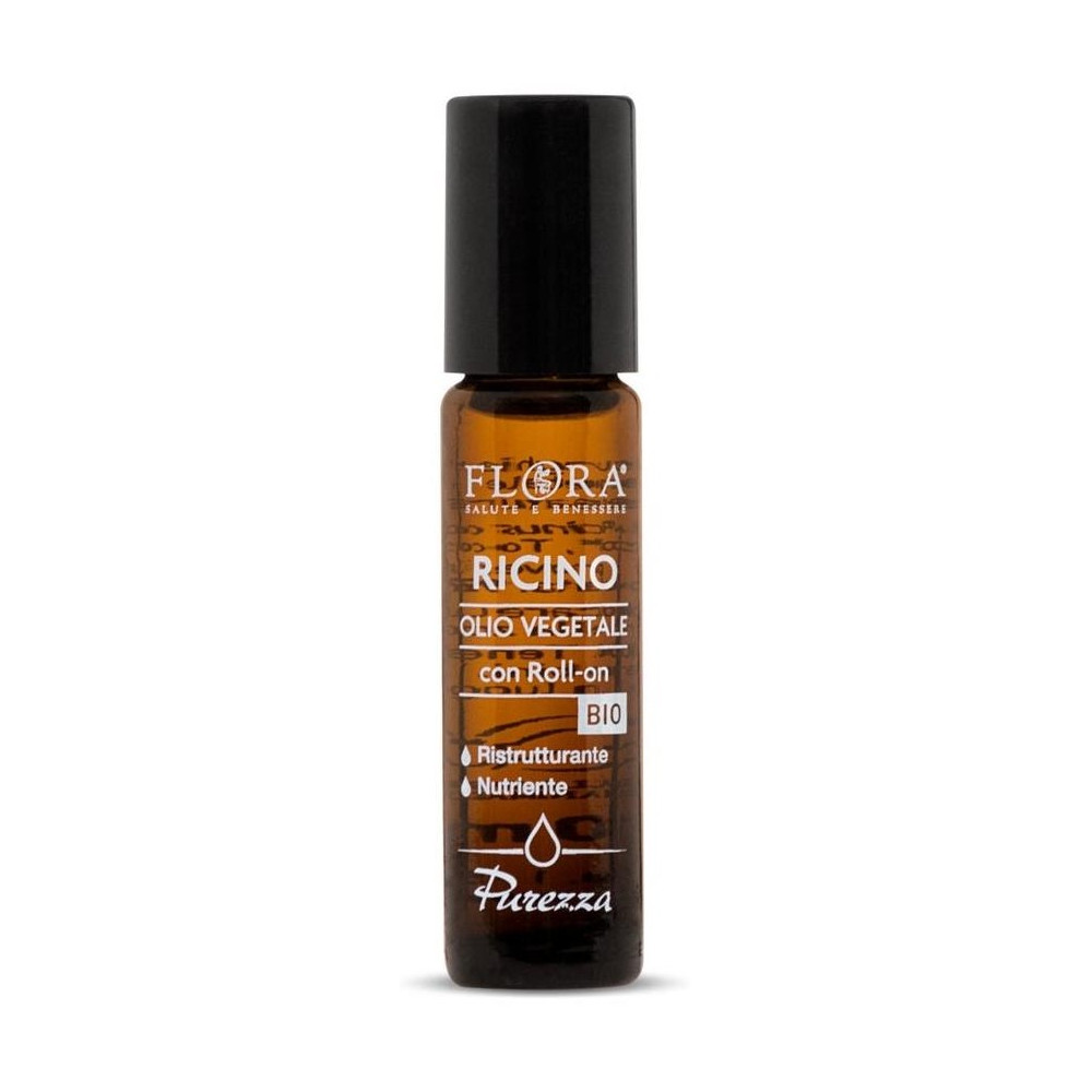 Flora Aceite Ricino Pestañas-Uñas Roll On Bio 10Ml