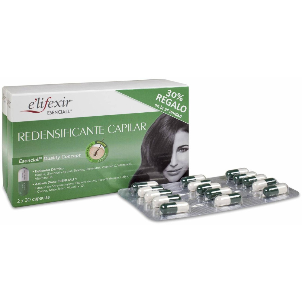 Pack E'Lifexir Redensificante Capilar, 2 X 30 Cápsulas
