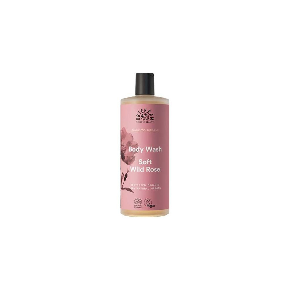 Urtekram Soft Wild Rose Gel De Baño Eco Vegan 500Ml