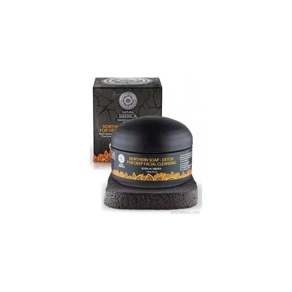 Natura Siberica Jab¢N Negro N¢Rdico Detox Para La Profunda Limpieza Facial 120 Ml