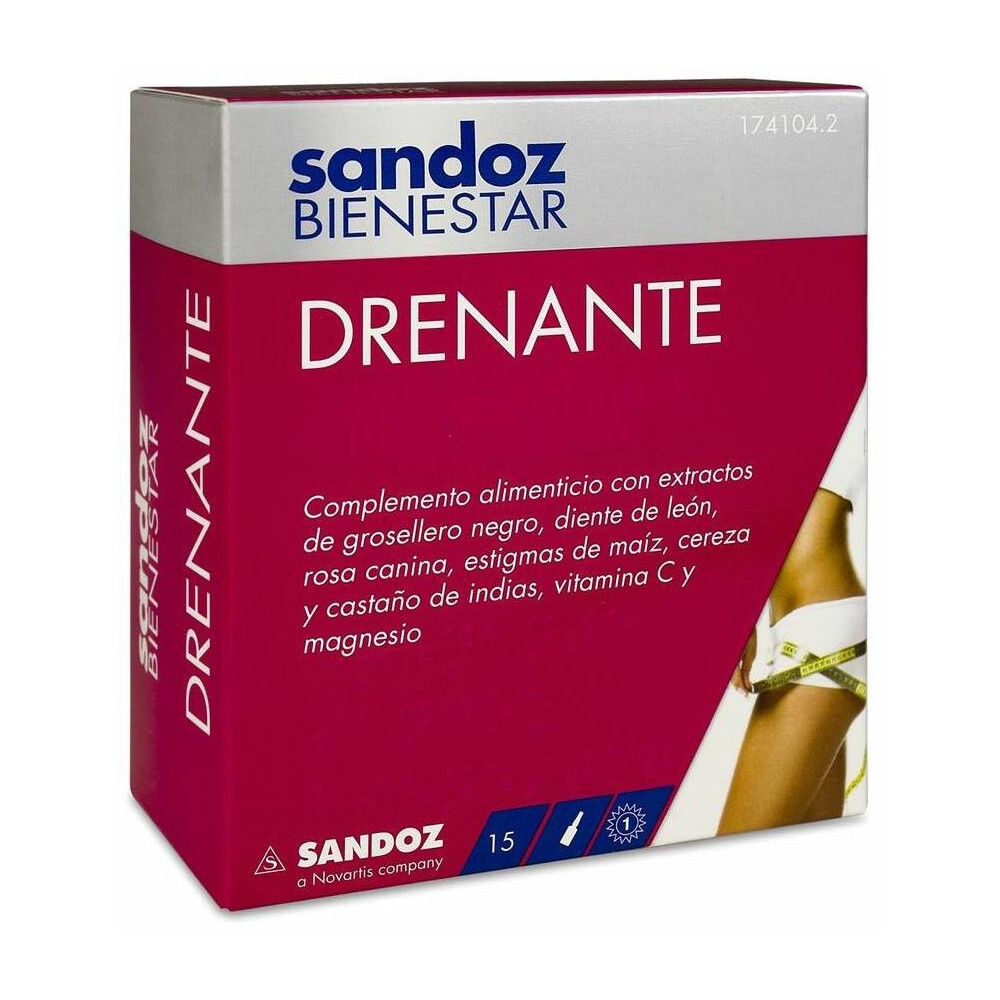 Sandoz Bienestar Drenante 15 Ampollas 10Ml