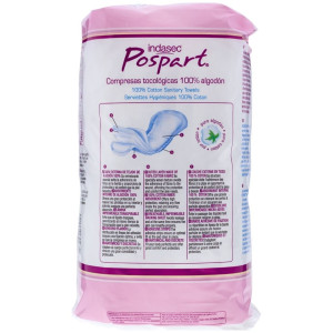 Indasec Pospart Compresas Primeros Días, 12 Uds