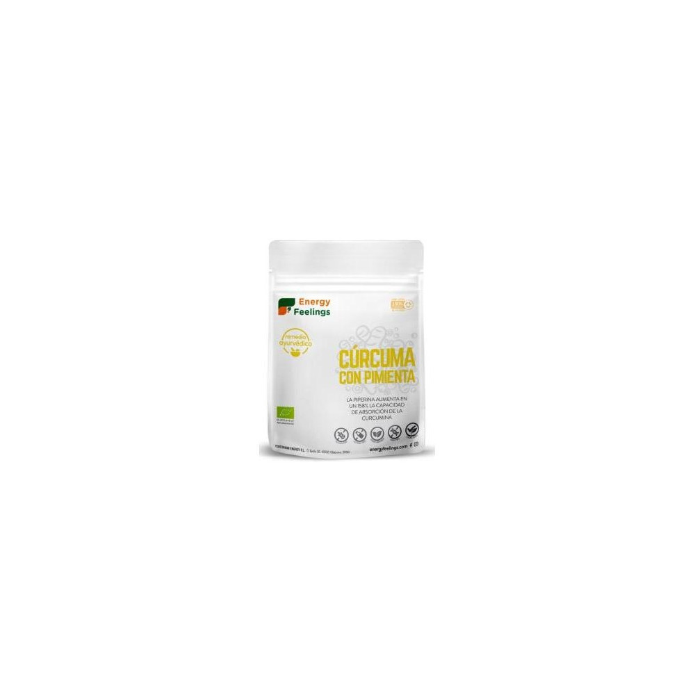 Energy Feelings Curcuma Con Pimienta Polvo Eco Vegan Sin Gluten200G