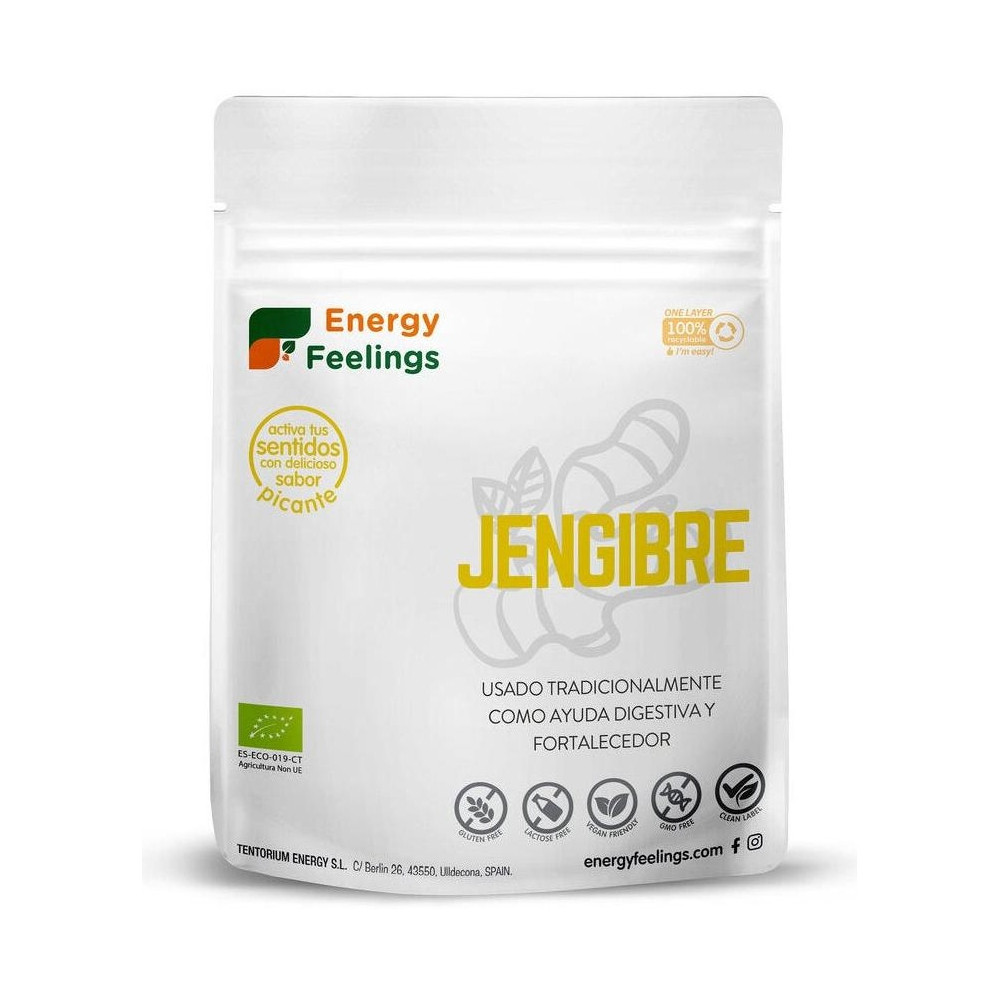 Energy Feelings Jengibre Polvo Eco Vegan Sin Gluten 200G