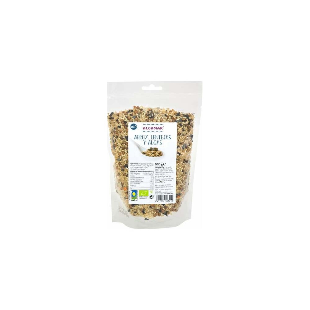 Algamar Arroz Lentejas Algas 500G