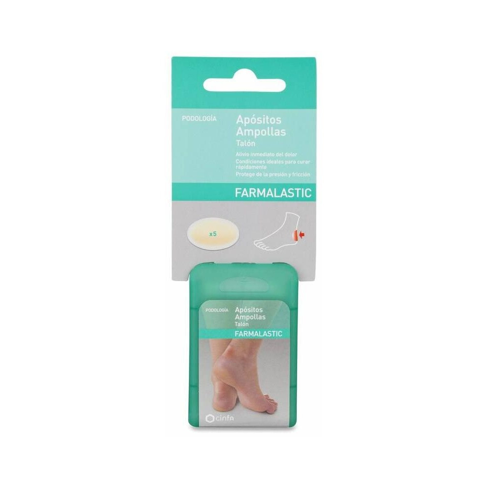 Farmalastic Apósito Adhesivo Ampollas Talón 5Uds