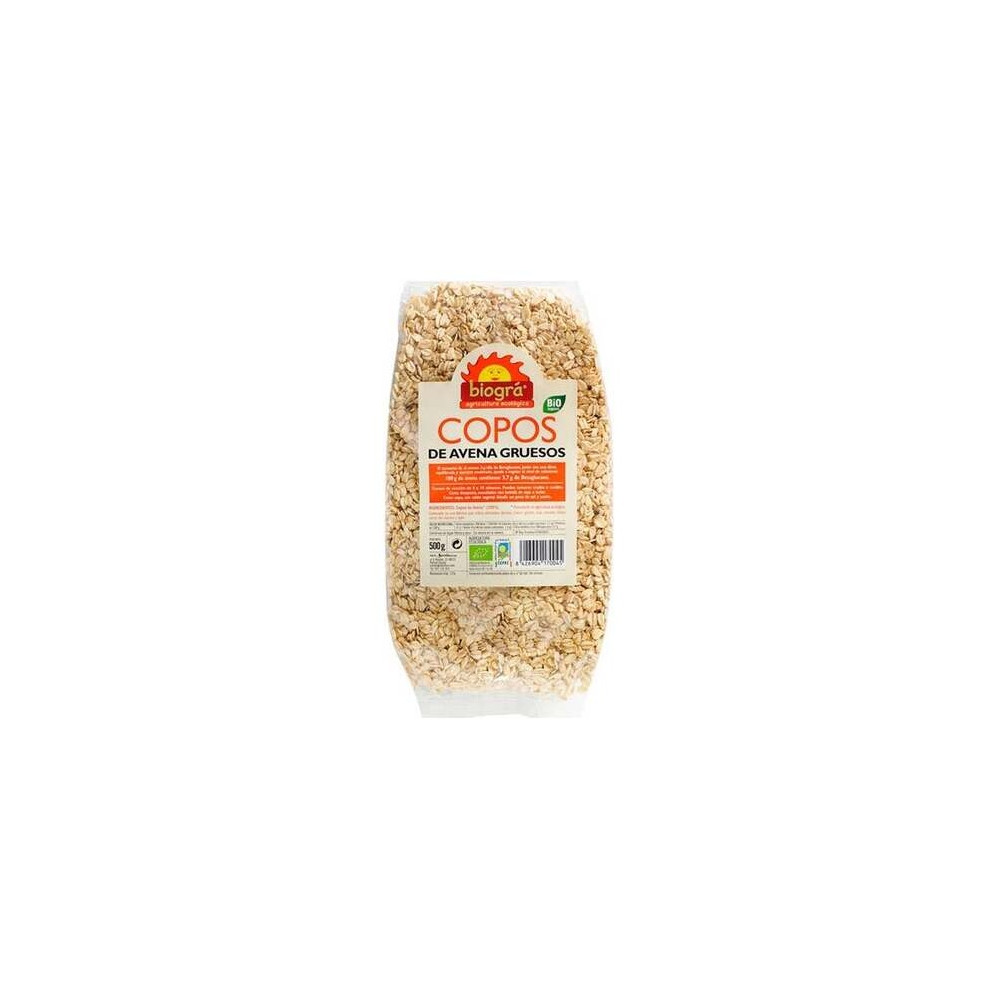 Copos De Avena Gruesos Integrales 500Gr. Bio