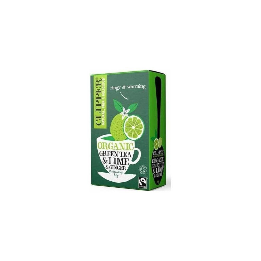 Te Verde Con Lima Jengibre Infusion 20Bolsitas Bio