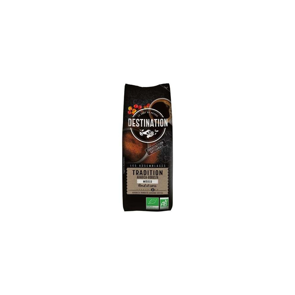 Destination Café Tradición Arábica Robusta Molido Bio 250G
