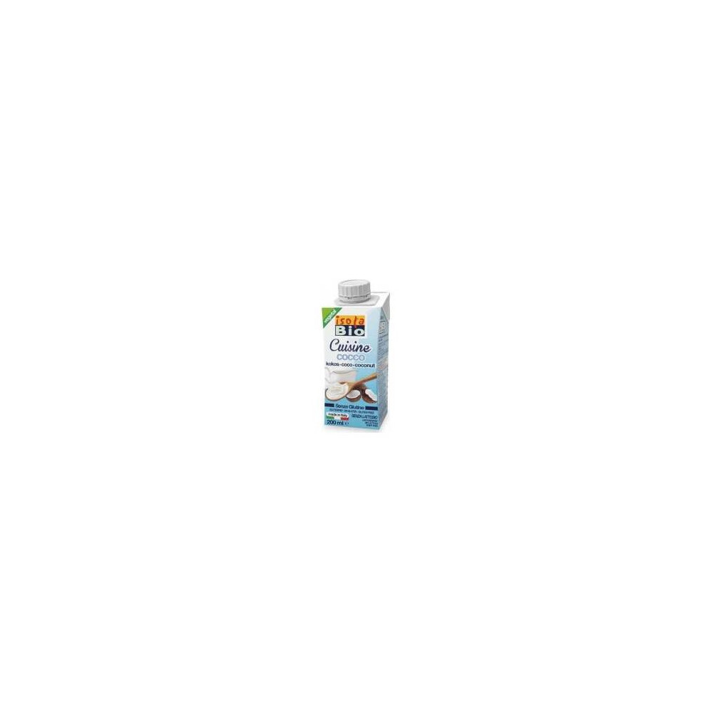 Isola Bio Crema Leche Coco Para Cocinar Bio 200Ml