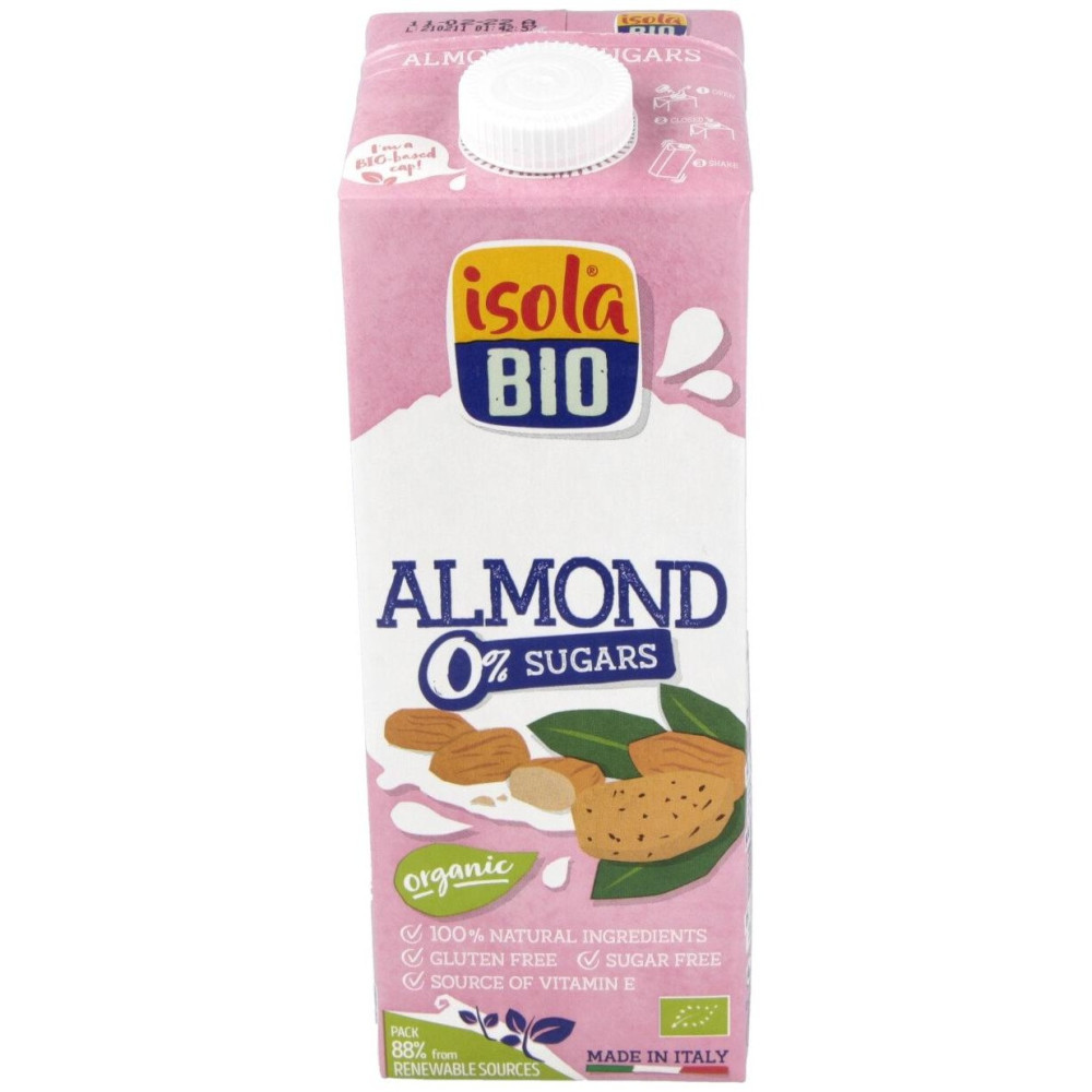 Isola Bio Bebida Veg Almendras S/A Bio 1000Ml