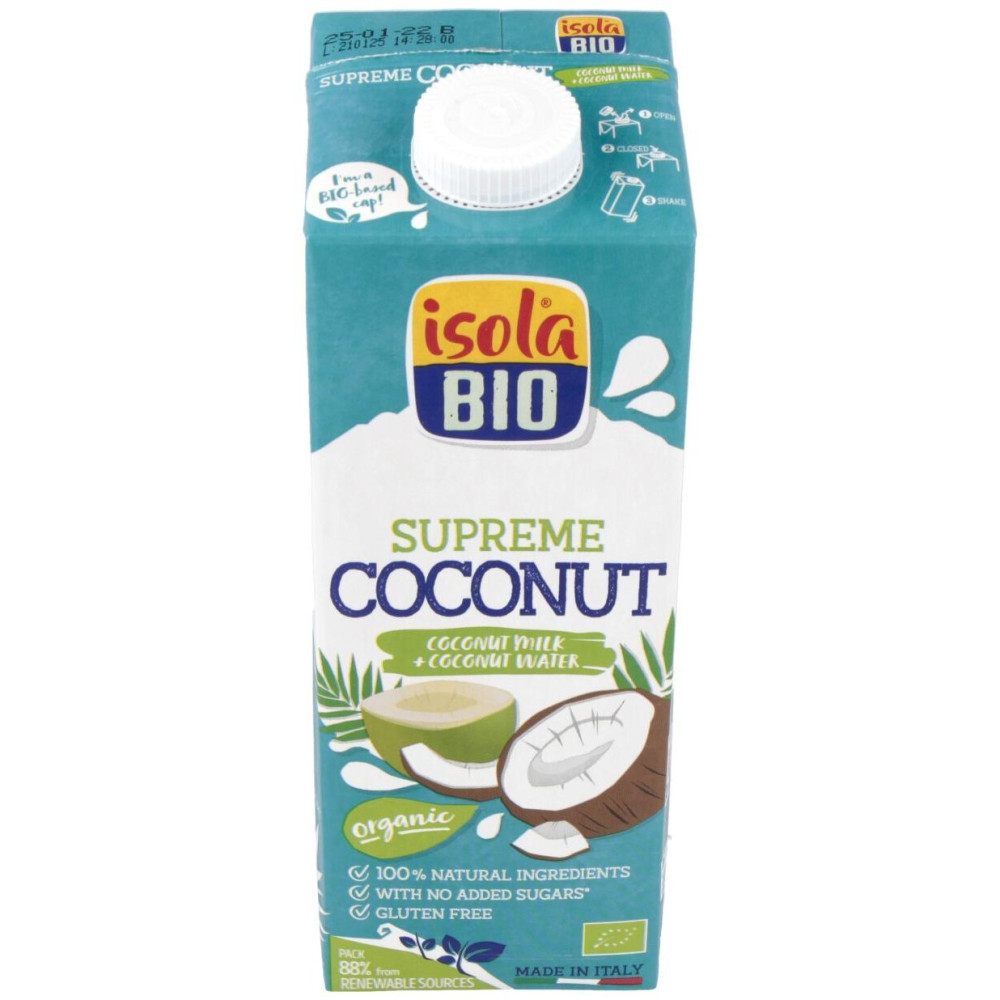 Isola Bio Bebida Veg Coco Suprem S/A S/G 1000Ml