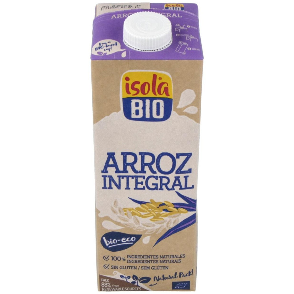 Bebida Vegetal De Arroz Integral 1Lt 6Uds. S/A