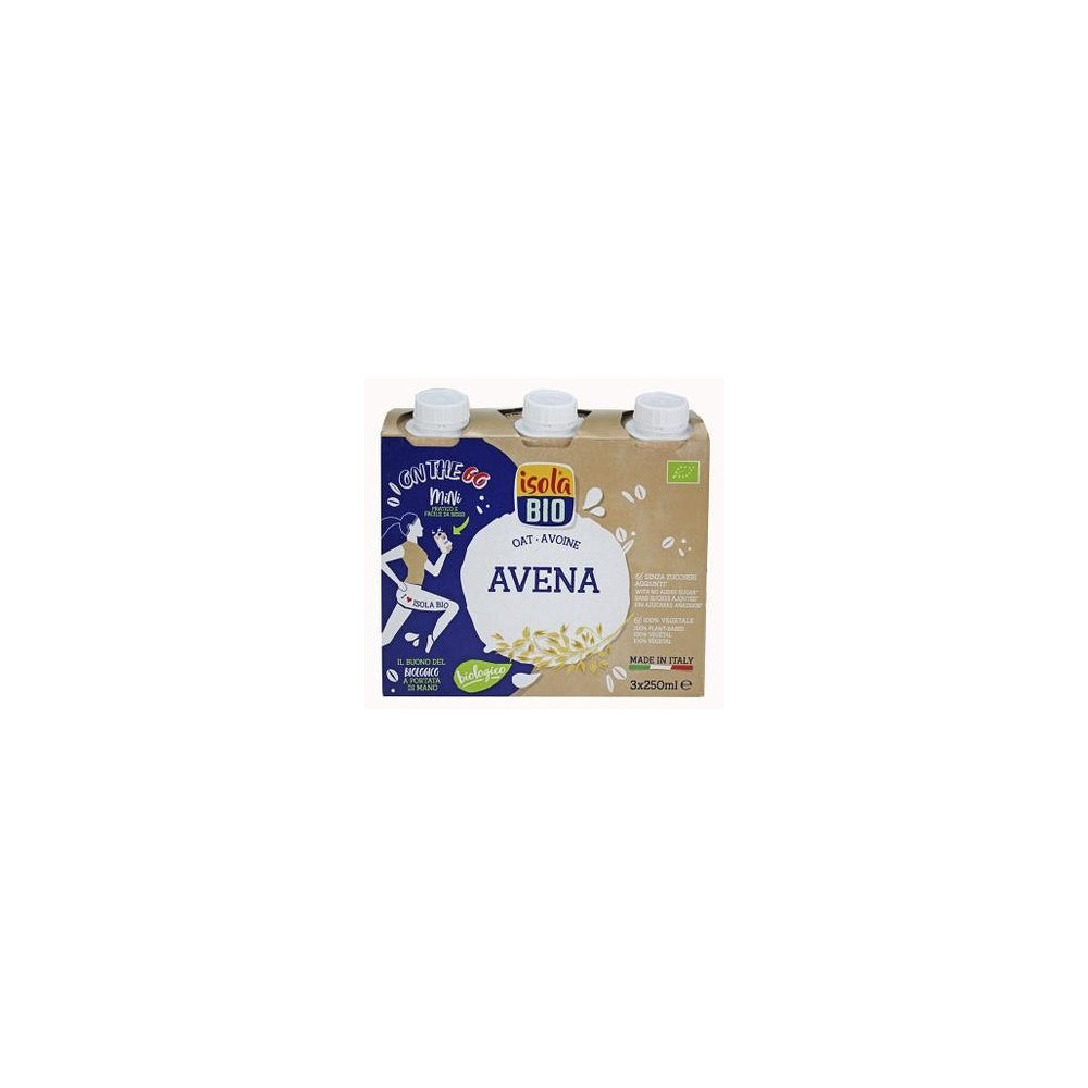 Isola Bio Bebida Vegetal De Avena Bio Sin Gluten Vegan 3X250Ml