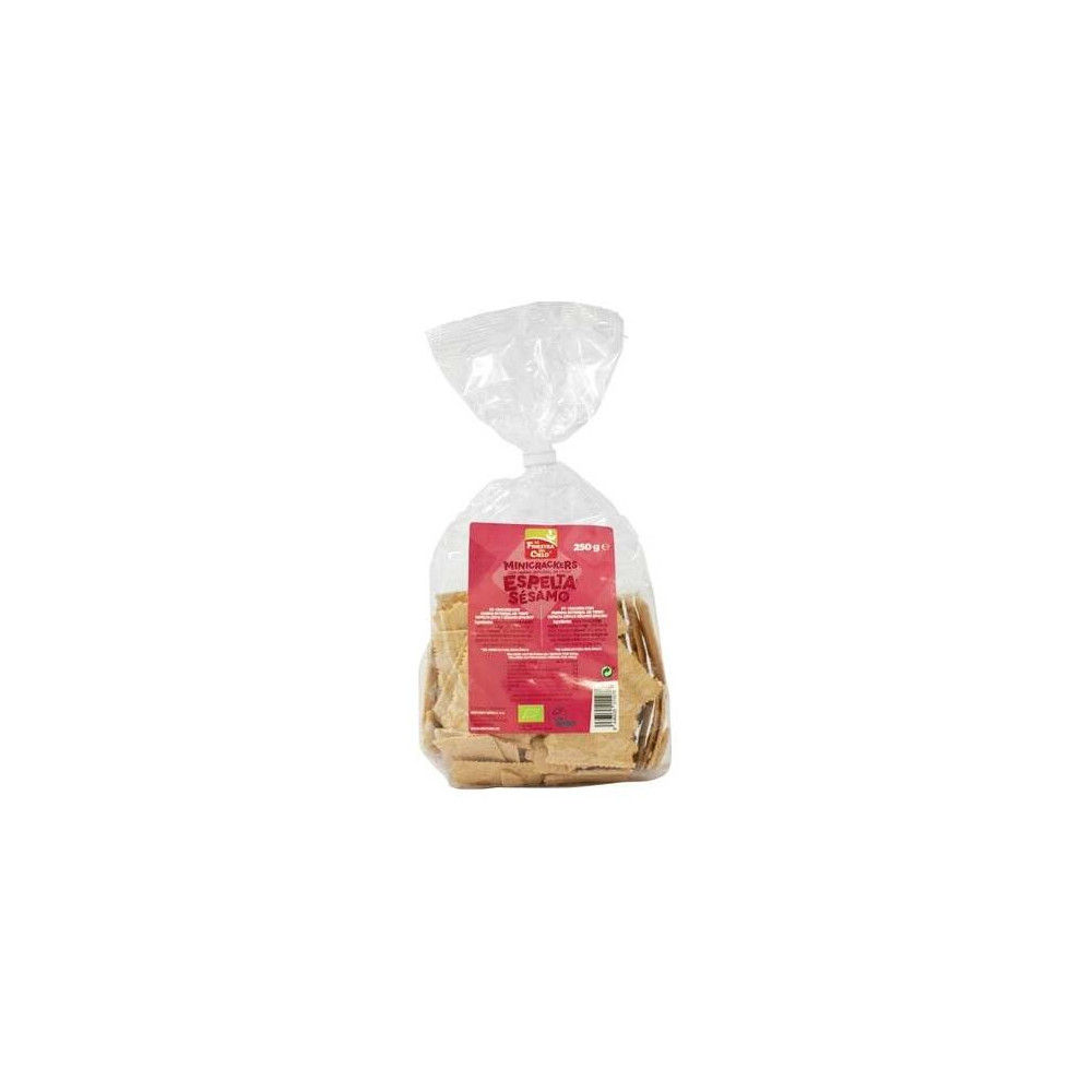 La Finestra Sul Cielo Mini Crackers Trigo Espelta Sésamo 250G
