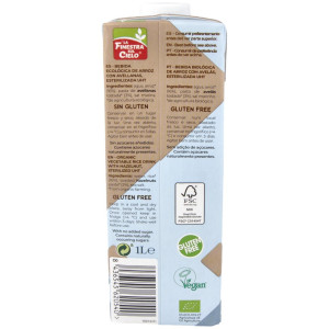 Bebida Vegetal De Arroz Con Avellanas 1Lt 6Uds.