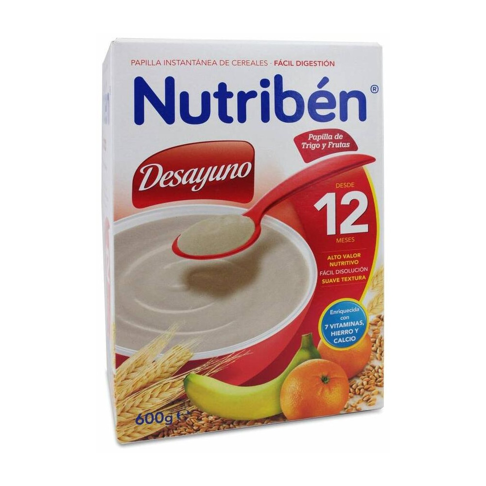 Nutribén® Desayuno Papilla De Trigo Con Fruta 12M+ 600G