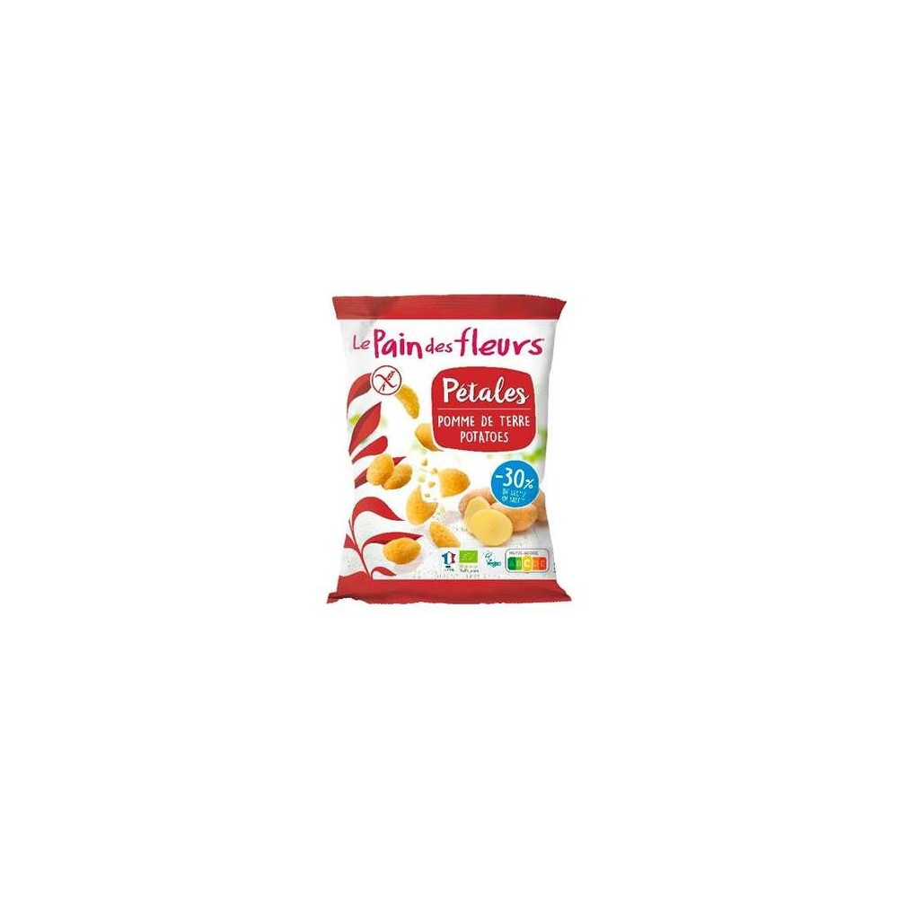 Le Pain Des Fleurs Chips De Petalos De Patata Sin Gluten Bio 75G