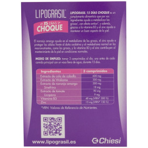 Lipograsil 15 Días Choque, 45 Comprimidos