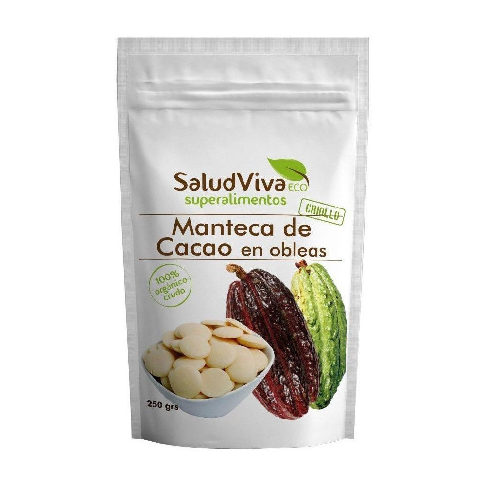 Manteca De Cacao En Obleas 250Gr. Bio Sg S/A Vegan