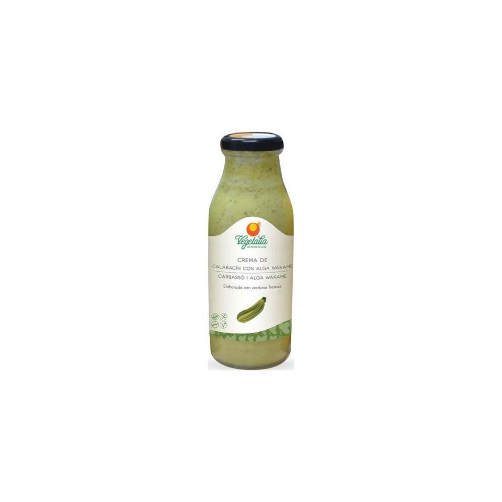 Crema De Calabacin Con Alga Wakame 500Ml. Bio