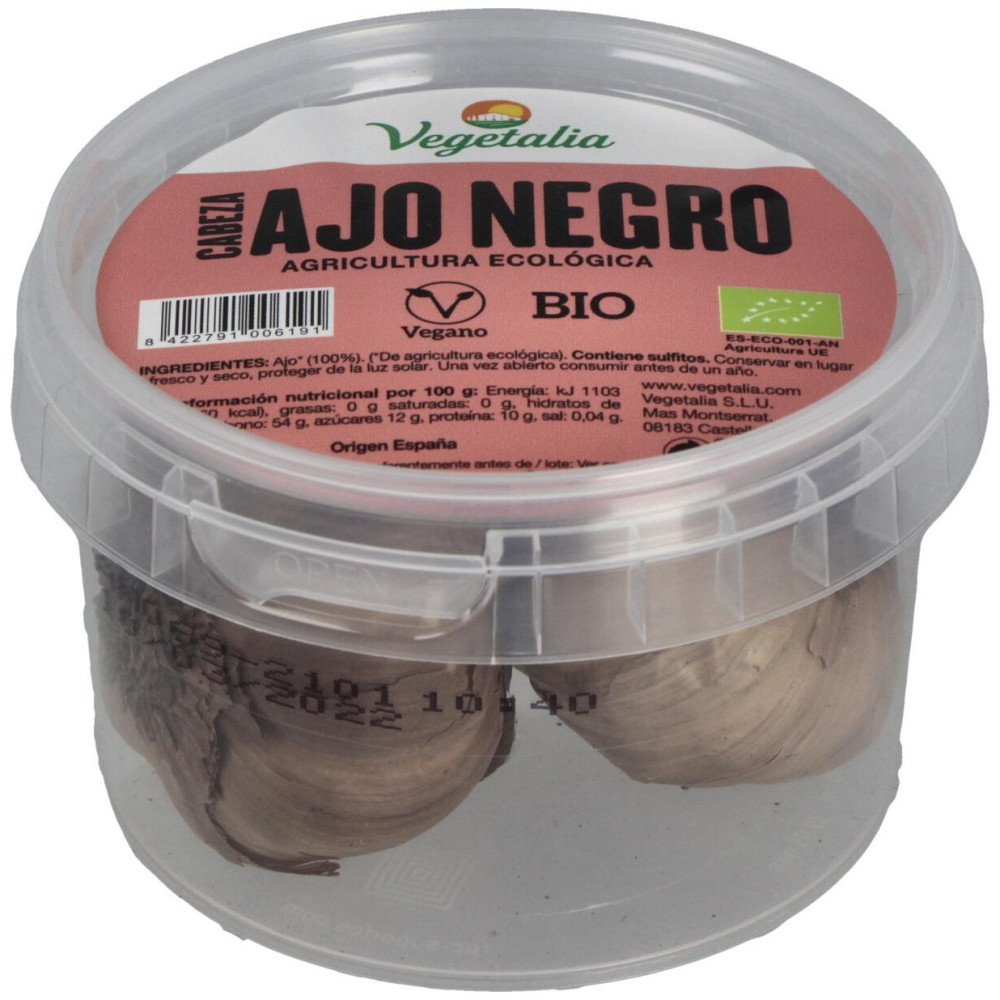 Vegetalia Ajo Nego Bio 2Cabezas 80G
