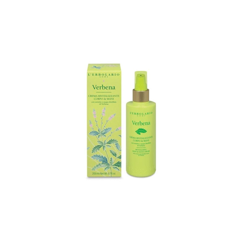 L'Erbolario Verbena Crema Cuerpo Y Manos Revitalizante 200Ml