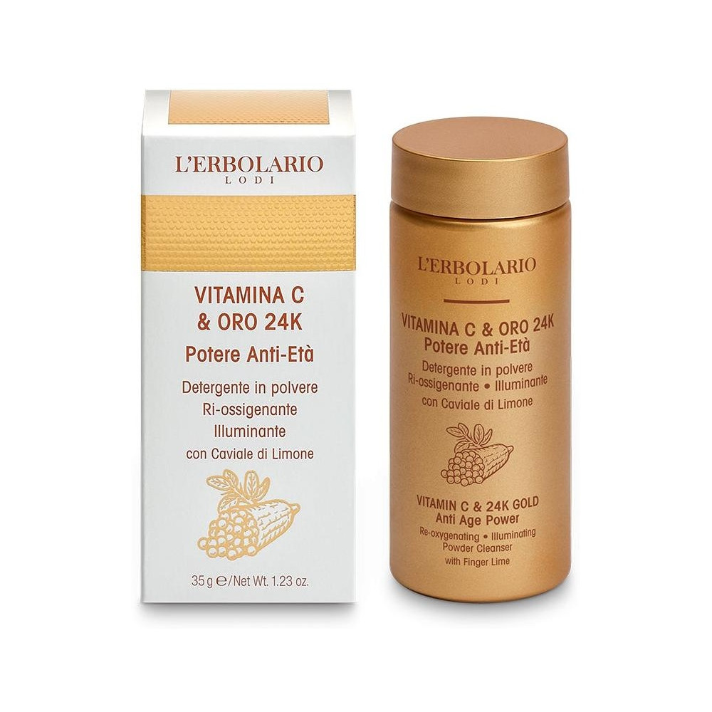 L'Erbolario Vitamina C Y Oro 24K Limpiadora 35G