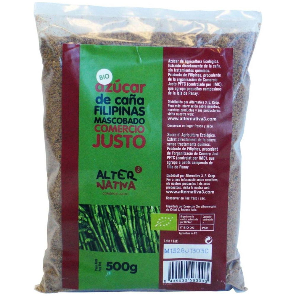 Azucar De Caña Mascabado Filipines 500Gr. Eco