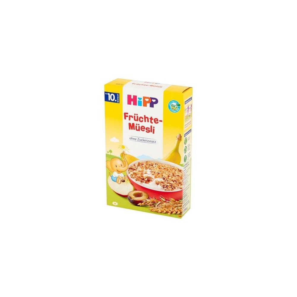 Hipp Muesli Frutas Sin Azúcar +10M Bio 200G