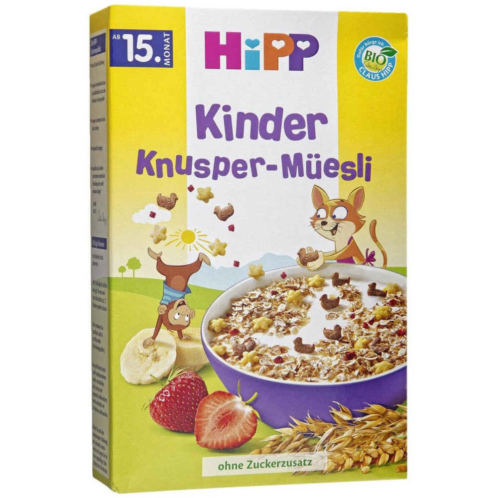 Hipp Kids Crunchy Muesli Sin Azúcar Añadido Bio 200G