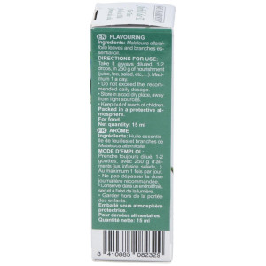 Tea Tree Oleo Essencial Alimentario 15Ml. 2