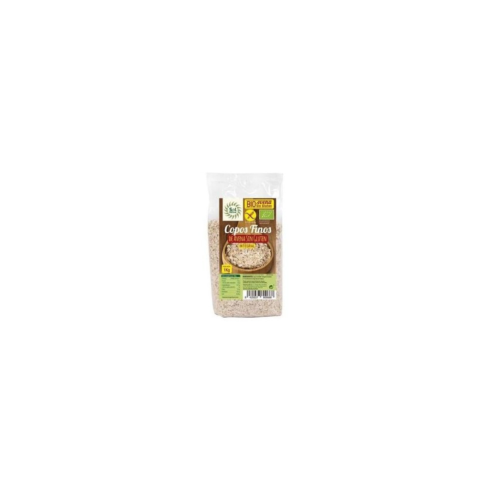 Sol Natural Copos De Avena Finos Sin Gluten Bio 1Kg