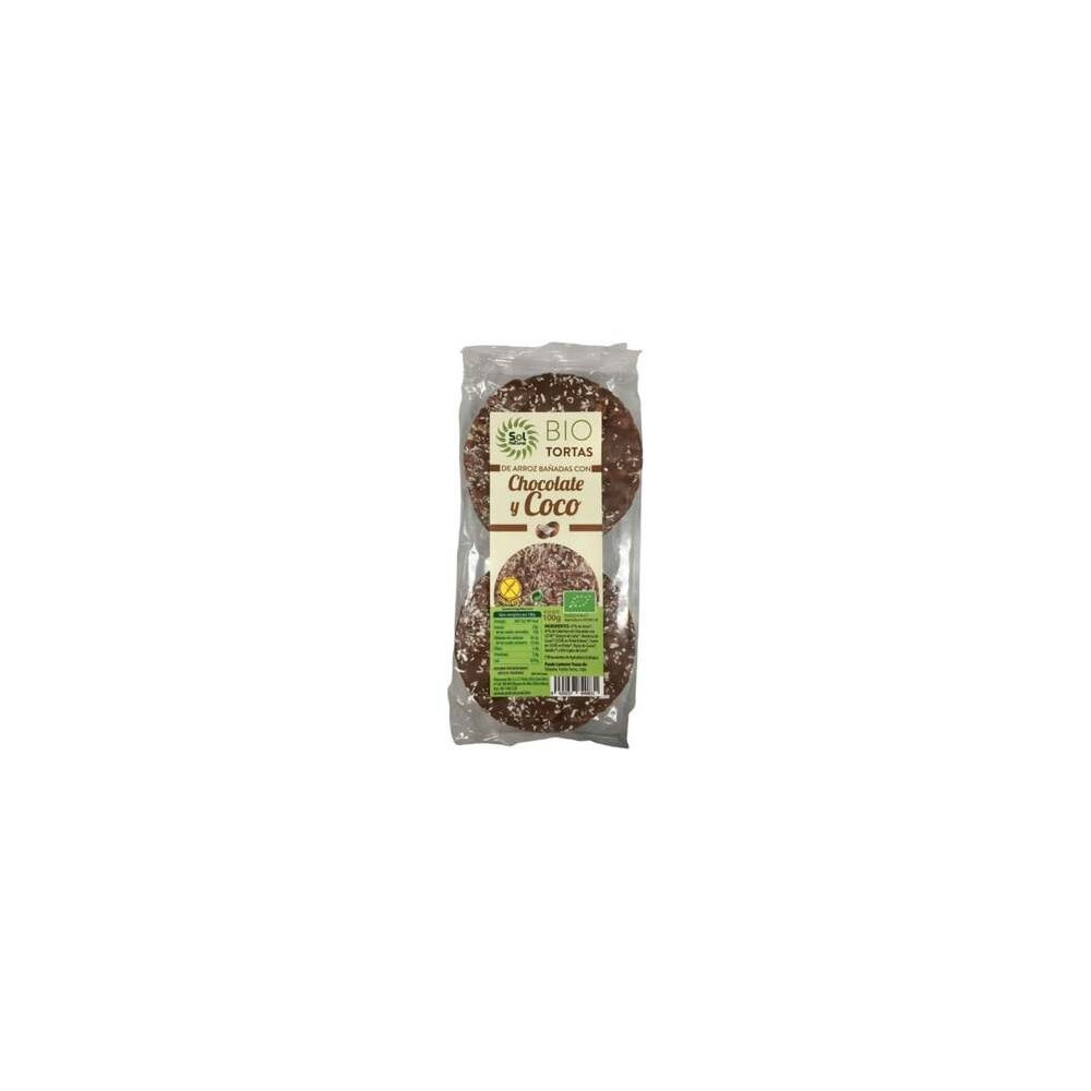 Sol Natural Tortas De Arroz Chocolate Y Coco Bio 100G