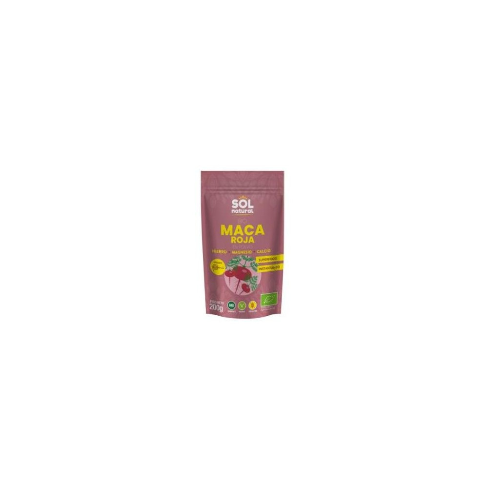 Sol Natural Maca Roja En Polvo Bio 200G
