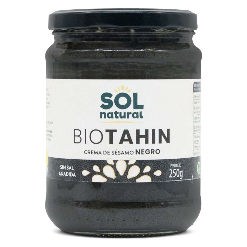 Sol Natural Bio Tahin Crema De Sesamo Negro 250G
