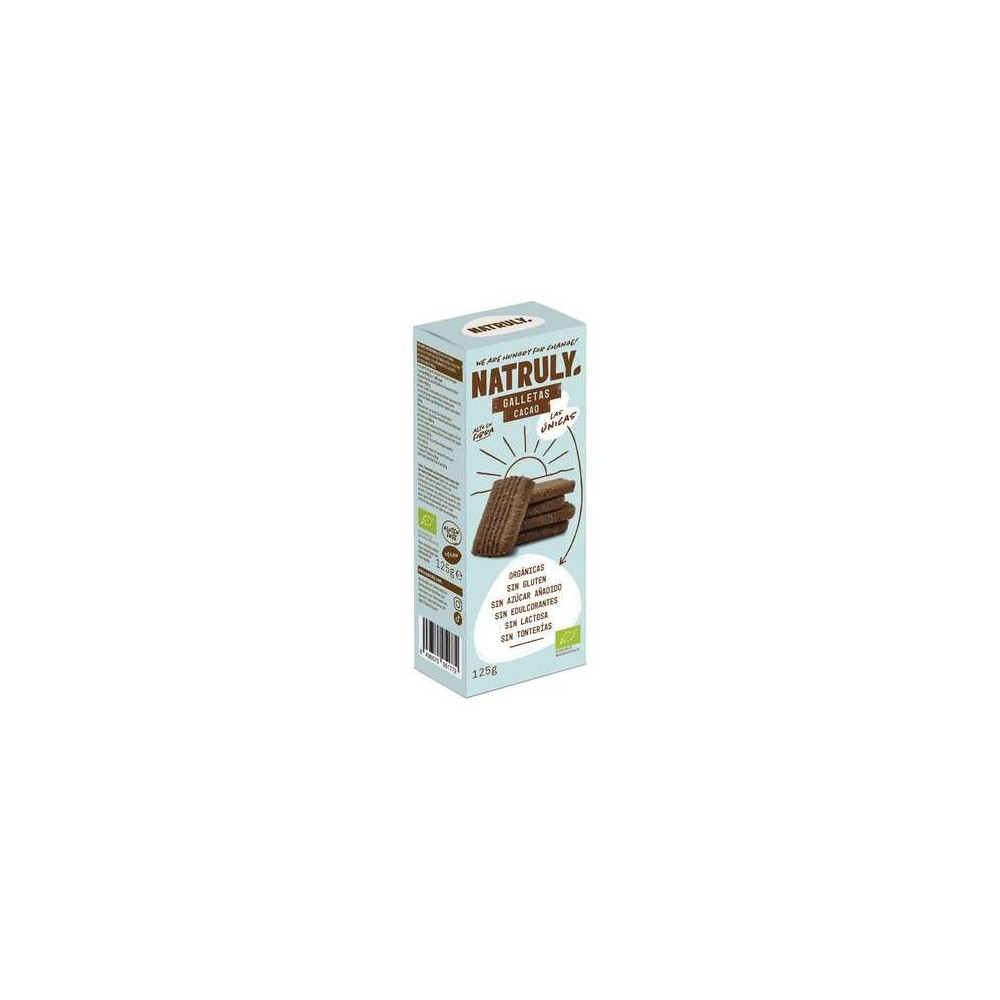 Natruly Galletas Cacao Sin Gluten Bio 125G
