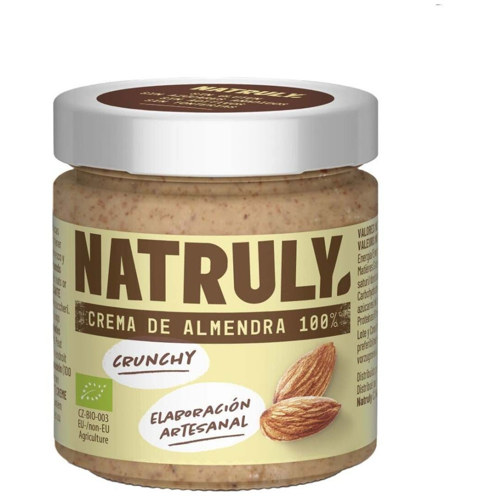 Natruly Crema Almendras Eco Sin Gluten 200G