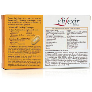E'Lifexir Piel Canela Pack De 2 Envases X 40 Cápsulas