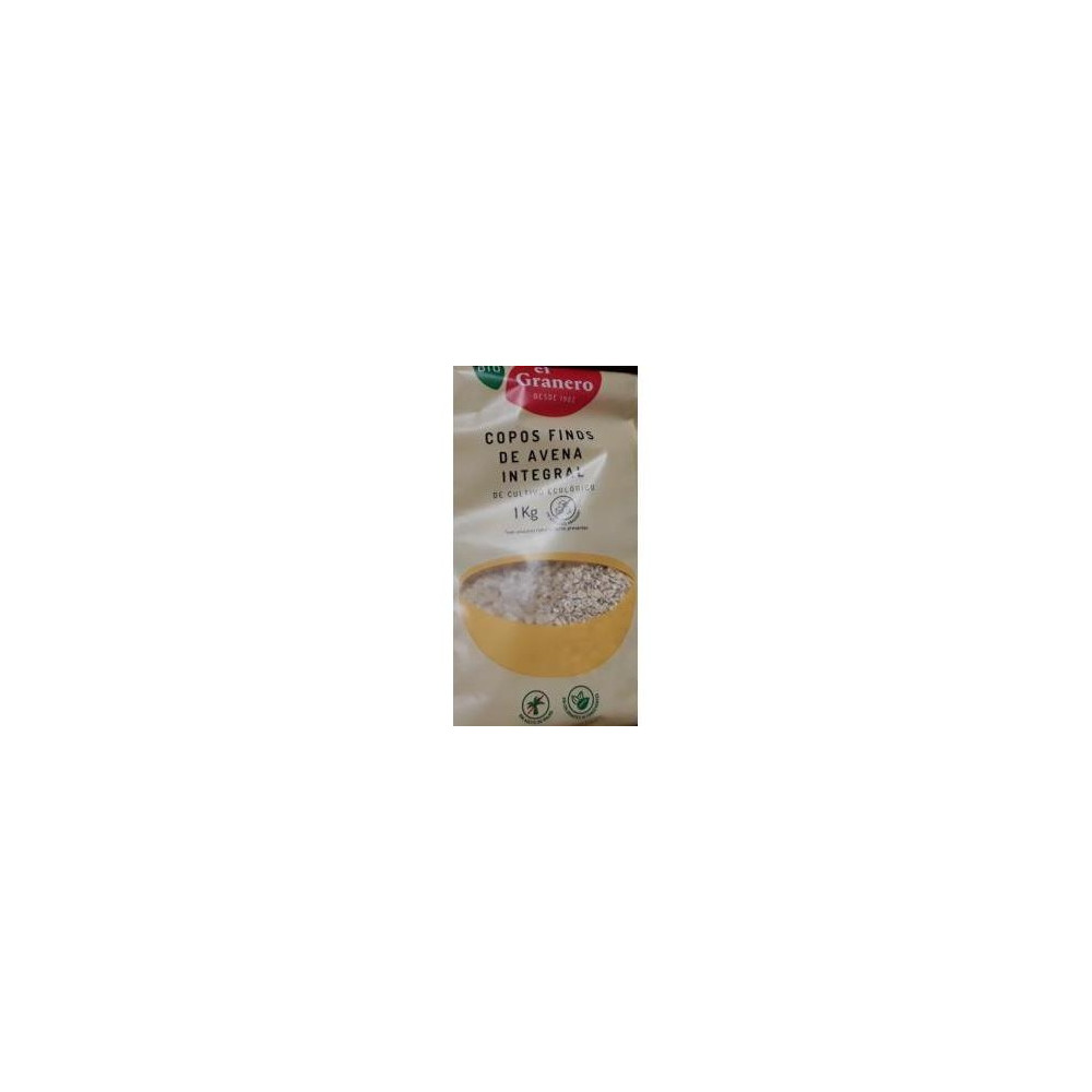 Granero Alimentacion Copos Avena Suaves Integrales Bio 1Kg