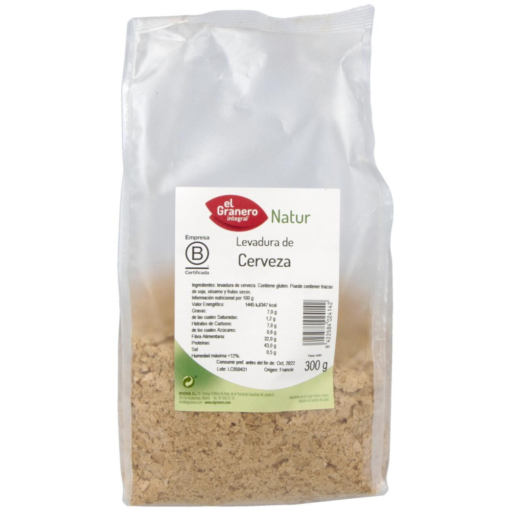 El Granero Levadura De Cerveza 300G