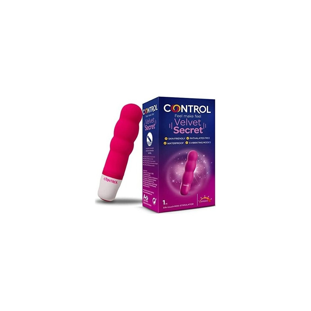 Control Velvet Secret Mini Estimulador, 1 Ud