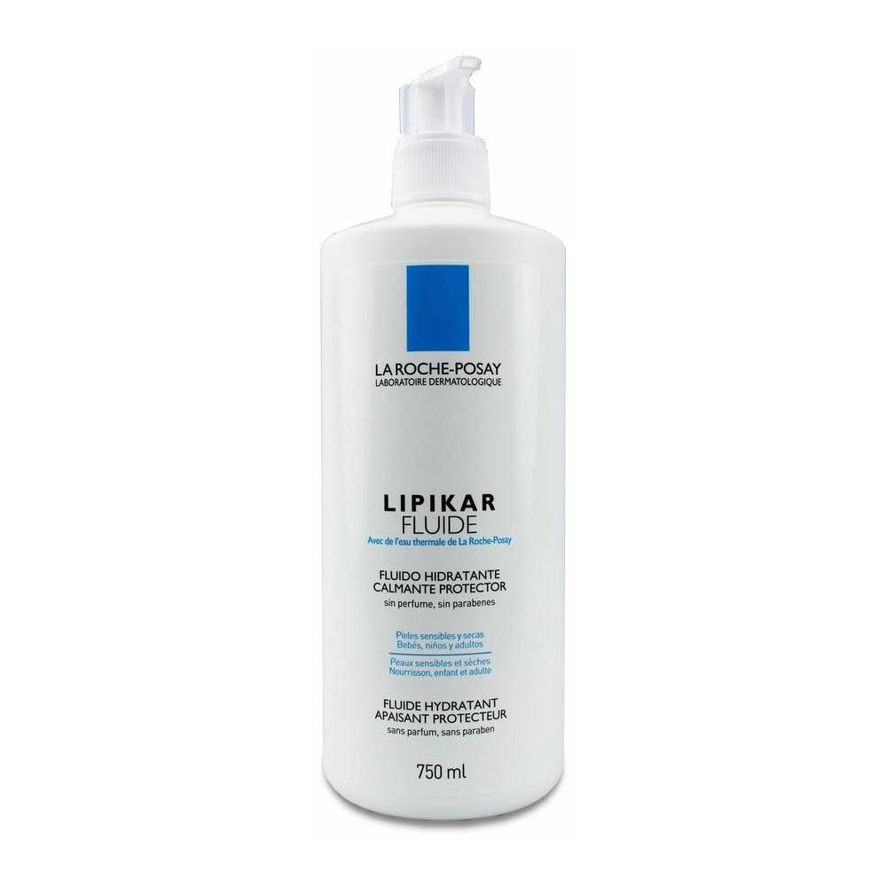 La Roche Posay Lipikar Fluido Hidratante Piel Normal/Seca 750Ml